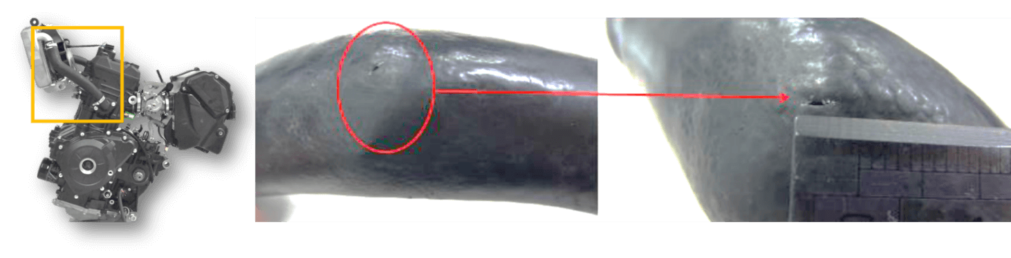 YZFR3 MT03 Radiator Hose